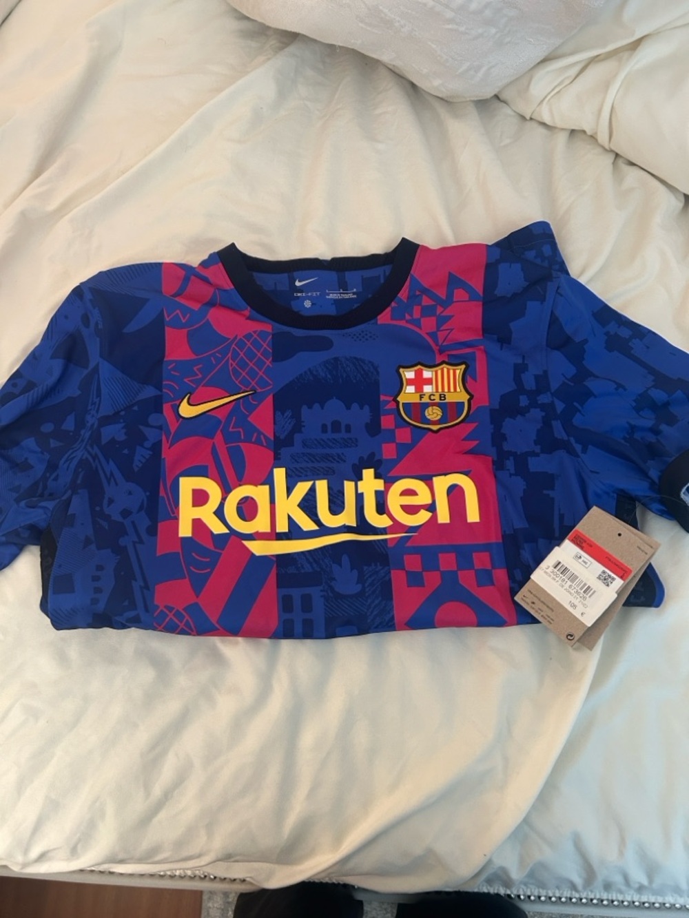 Nike FC Barcelona menHome Jersey - Blue/Red